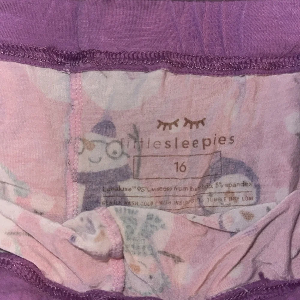 Girls Little Sleepies‎ Snow Much Fun Pajama Set Snowmen size 16